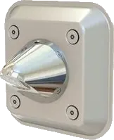 Bestcare Ligature Resistant Conical Shower Head with Anchor Plate, 2.5 GPM