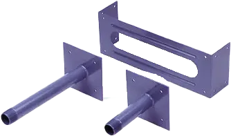 Gastite 3/4" MPT x 6" Long Straight Stub Black Oxide Coated