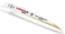 6" X 7/16" Lenox Gold Recipricating Blade. 6 TPI - 5 Pack