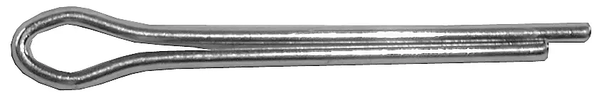 Extended Prong Zinc Plated Steel Cotter Pin, 1/8" x 1-1/4"