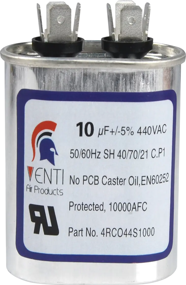 Preferred 15 MFD x 440V Oval Single Motor Run Capacitor