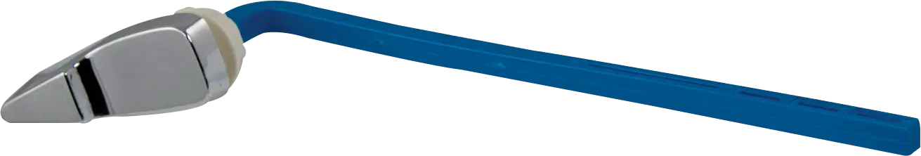 Fits Mansfield Offset Style Tank Lever with Blue Arm - Chrome