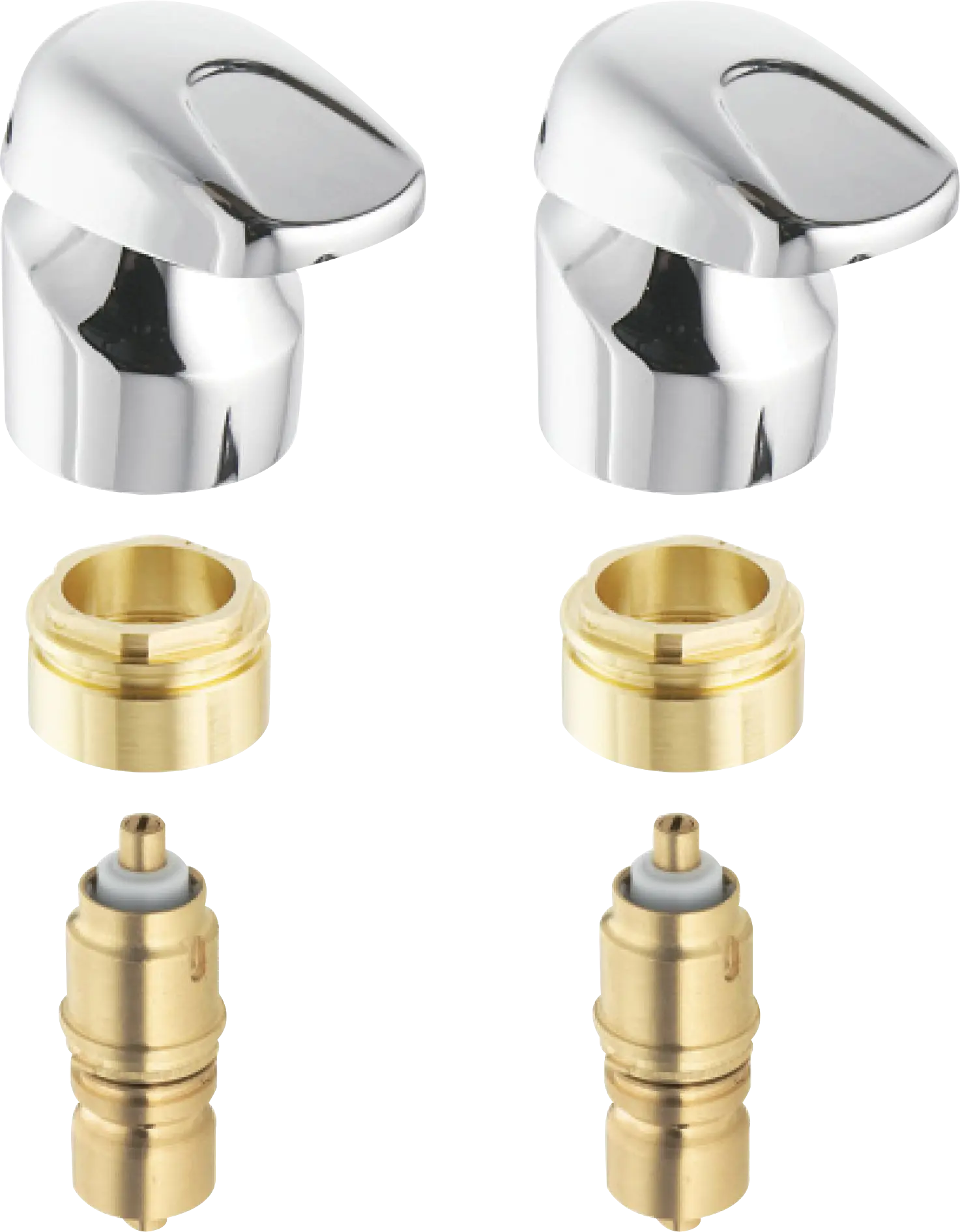 Moen Handle & Cartridge/Conversion Kit (Includes Color Indicator Rings)