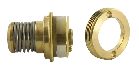 Central Brass Cartridge With Lock Nut