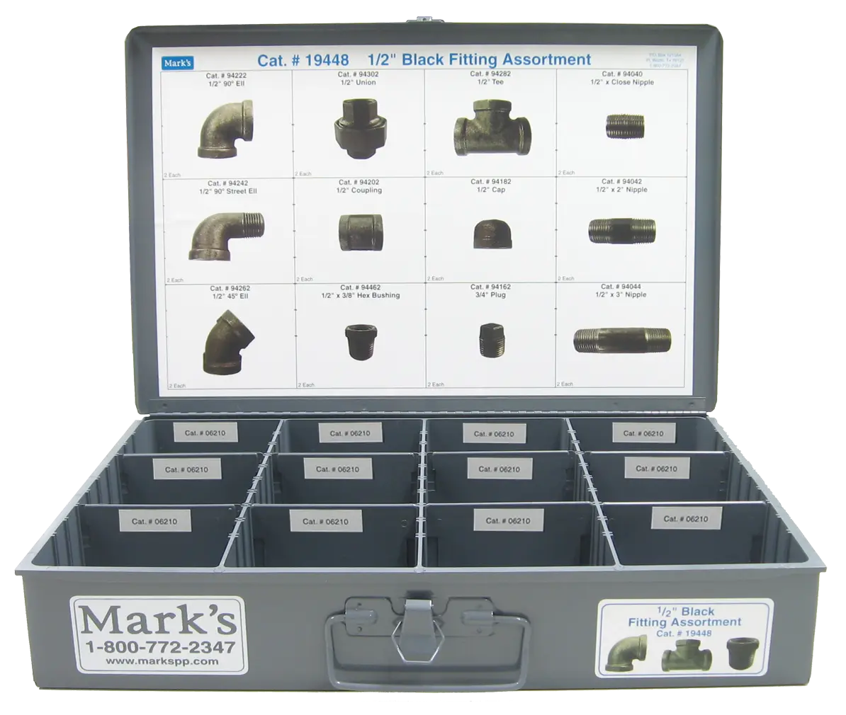 1/2" Black Pipe Fitting Assortment