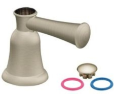 Cleveland Faucet Group (CFG) Capstone Handle Assembly with Button and Screw - Brushed Nickel