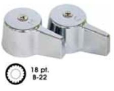 Indiana Brass CP Canopy Handles (Pair)