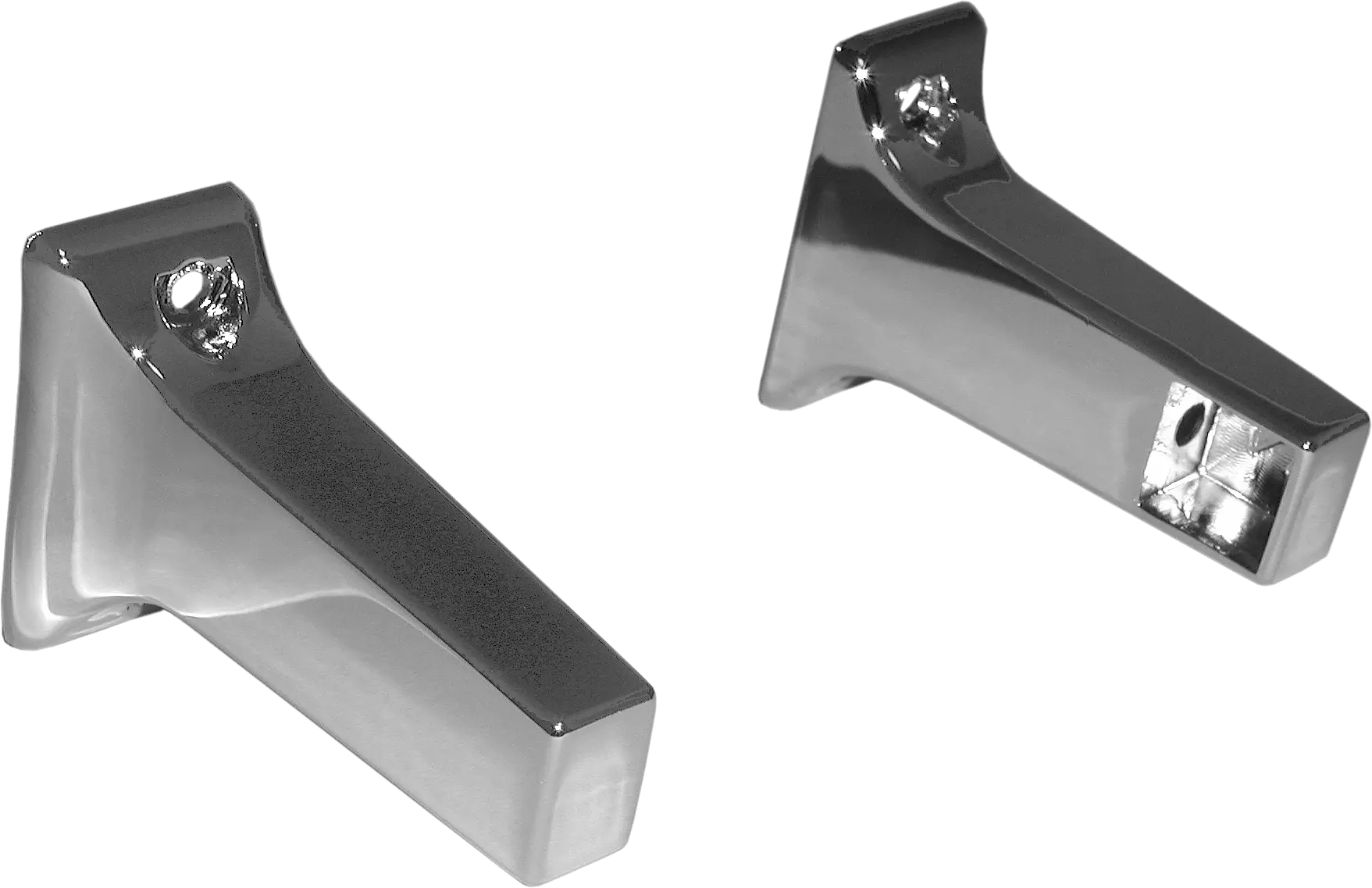 Chrome Plated Towel Bar Brackets (1 Pair)