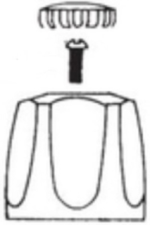 Speakman Transfer Metal Handle Assembly