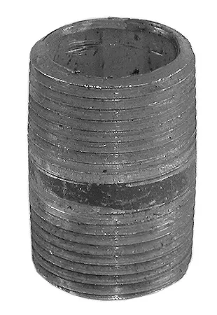 3/4" x 1-1/2" Black Seamless Nipple