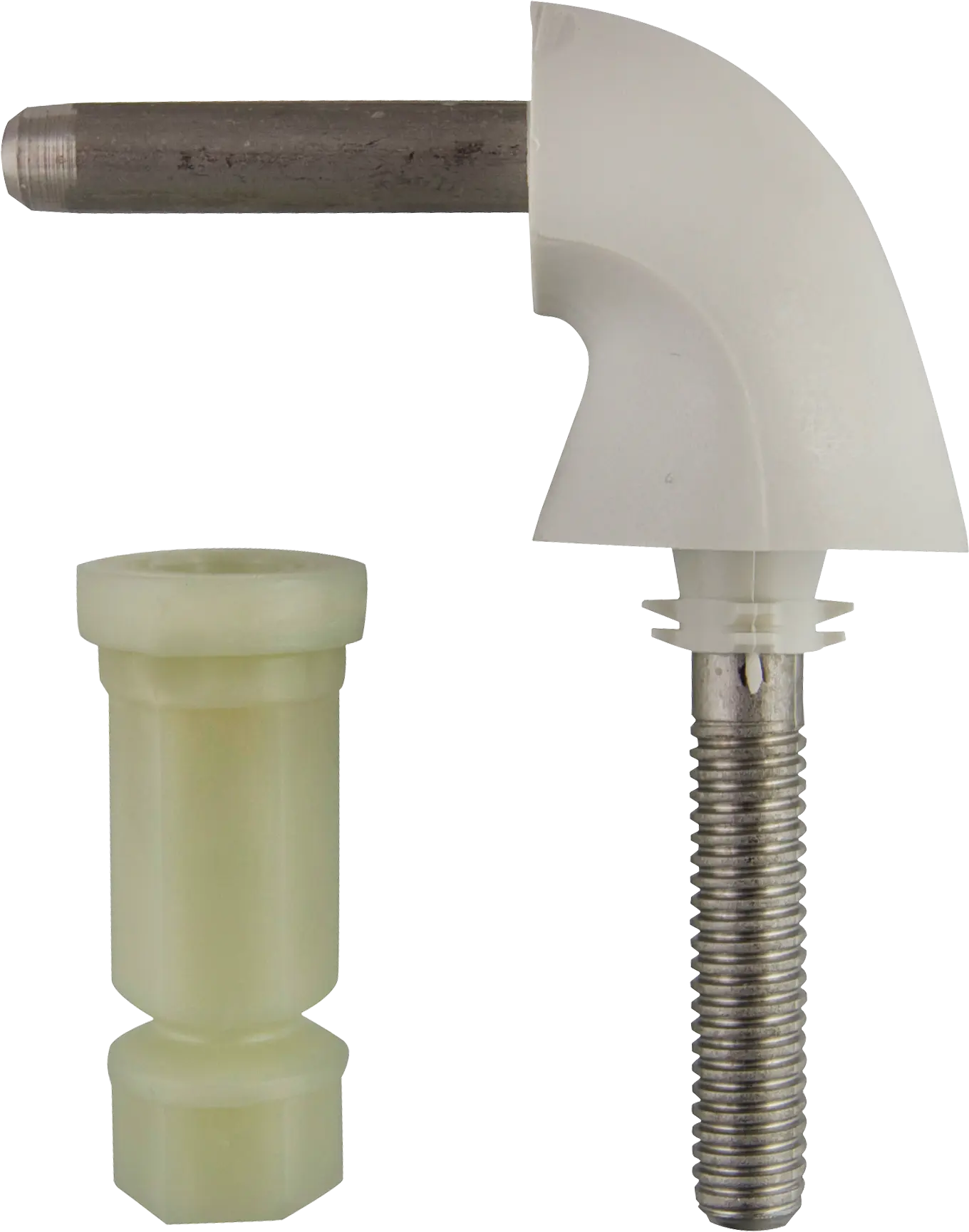Bemis White Sta-Tite Hinge Assembly White