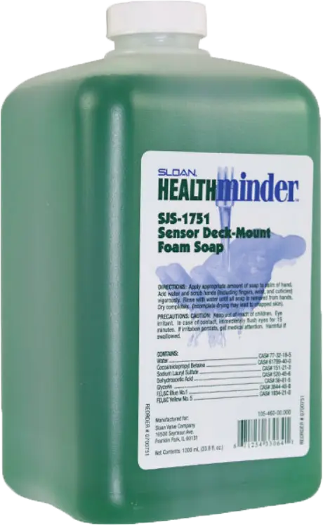 Sloan Foam Soap Green Seal Frangrance Free Refill