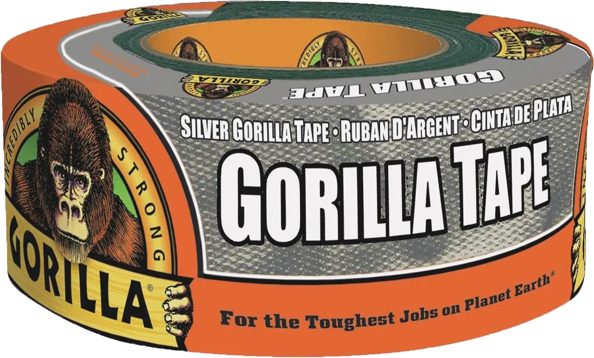 Gorilla Silver 2" x 35 Yards Heavy-Duty Duct Tape