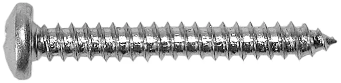Sheet Metal Screw, Phillips Pan Head, 8 x 1-1/4"