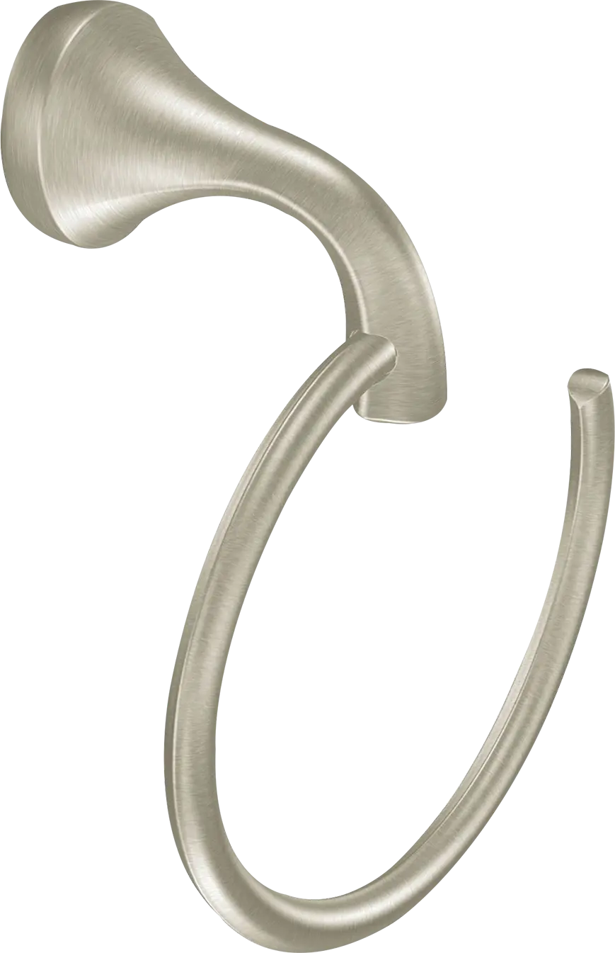Moen Eva Towel Ring, Brushed Nickel