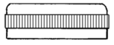 Central Brass Spout Nut