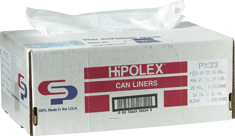 Covalence Plastics Institutional Plastic Bags, 16 Gallon 24 x 35 6 Guage (1000 Ct.)