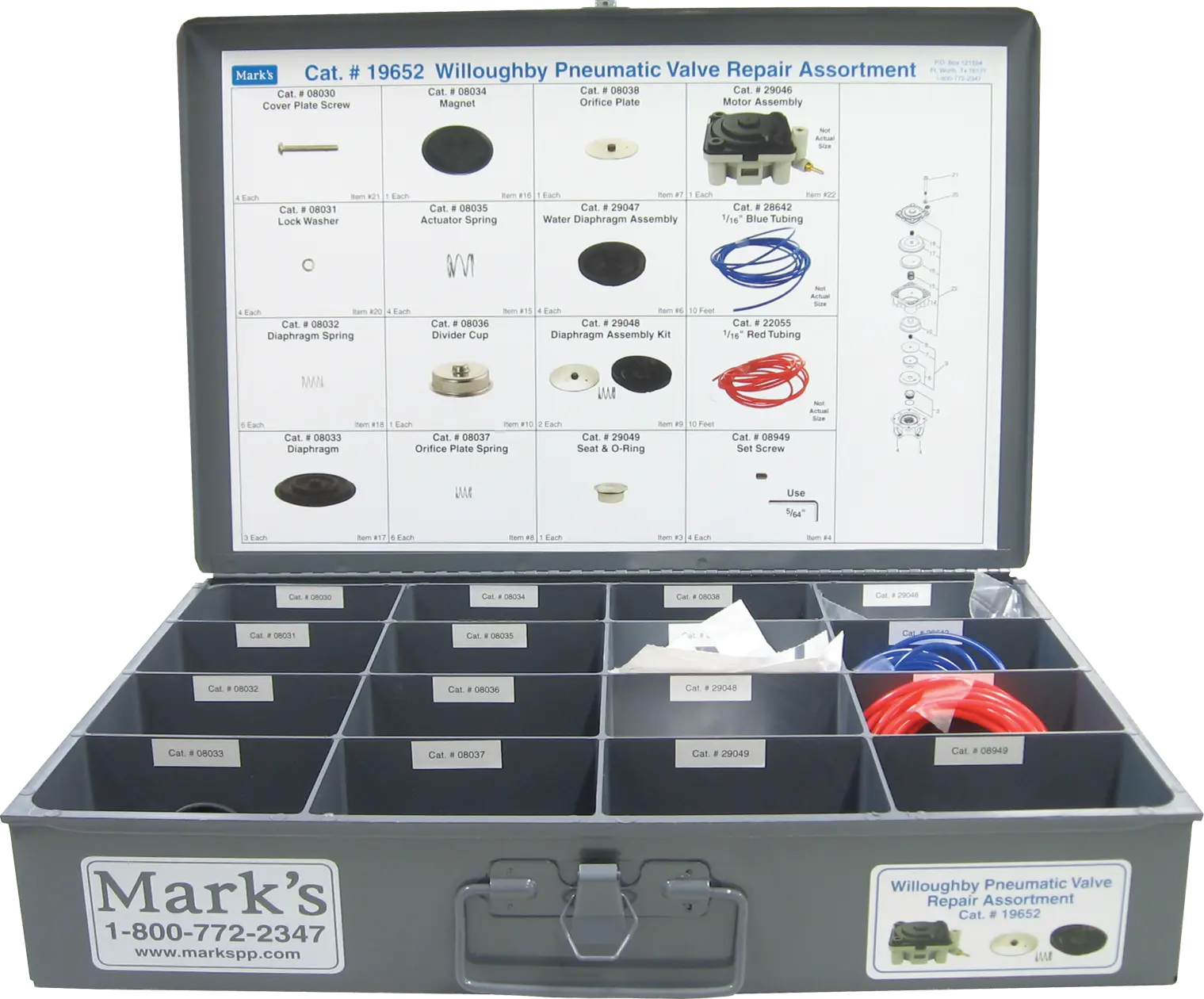 Willoughby Pneumatic Valve Repair Assortment