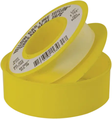 High Density Yellow Teflon Tape 1/2" x 260"