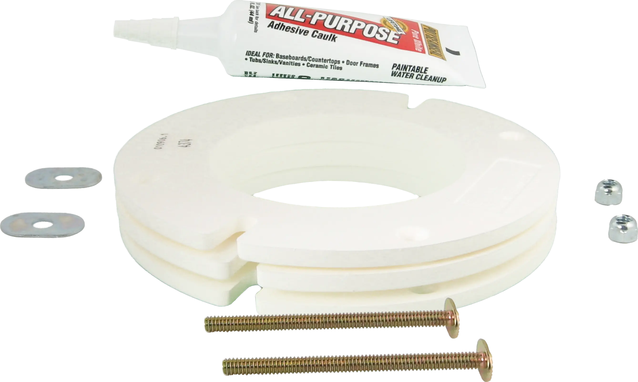 1/4" Flange Extension Set (3 Flanges , A Set Of Closet Bolts, And A Tube Of Polyseamseal®)