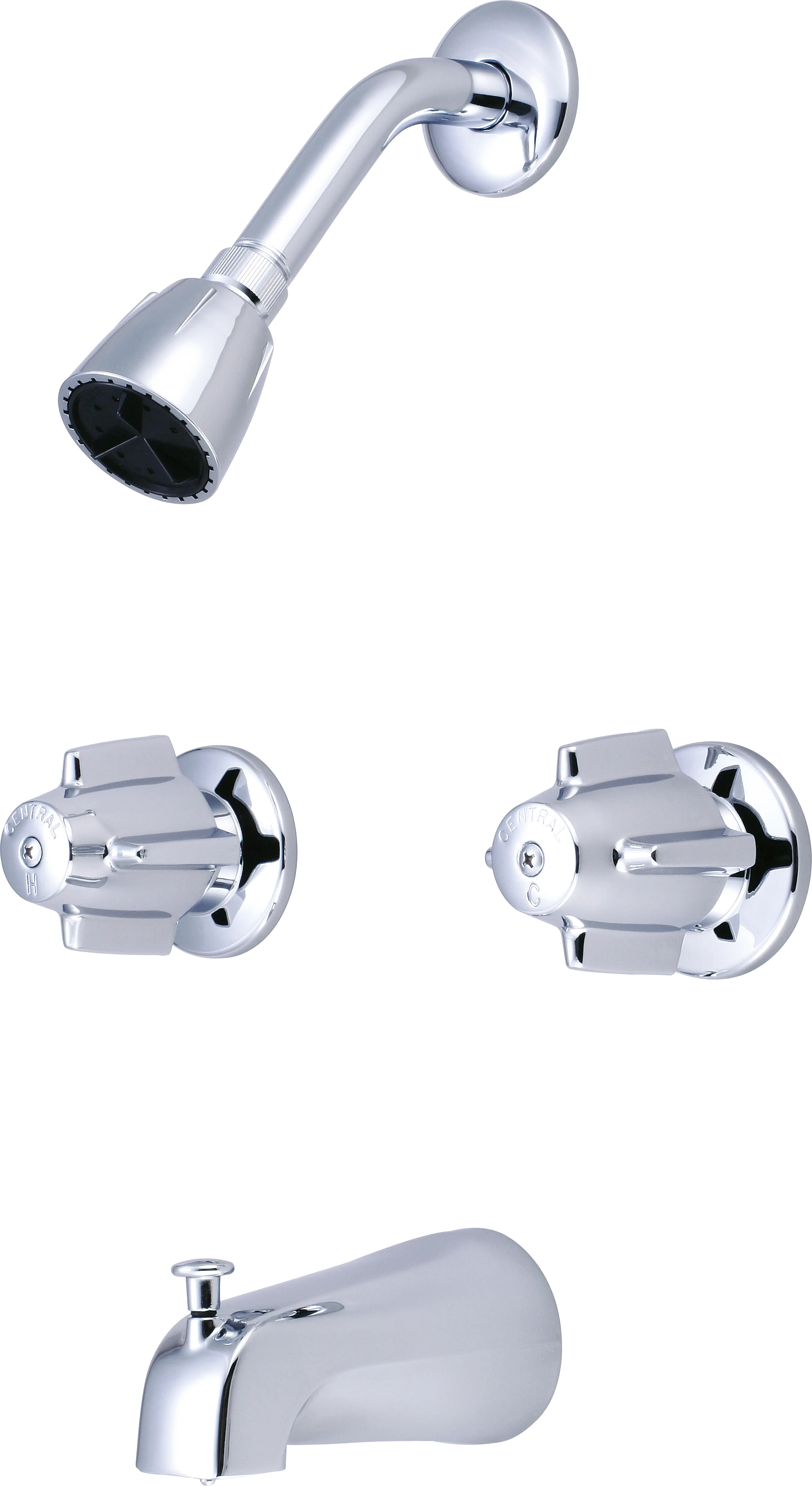 Central Brass Two Handle Tub And Shower Valve