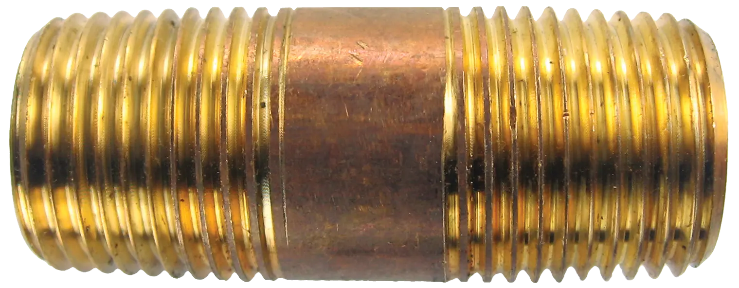 1/8" x 1-1/2" Rough Brass Nipple