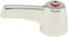Delta 3" Hooded Lever Handle W/ Screw, Red & Blue Indexes And Alignment Insert