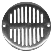 Mark’s Brass Floor Strainer, 5-1/2" Diameter