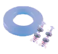 Tight Seal Elastomer Tank Gasket 1/2" Thick with Bolt Kit
