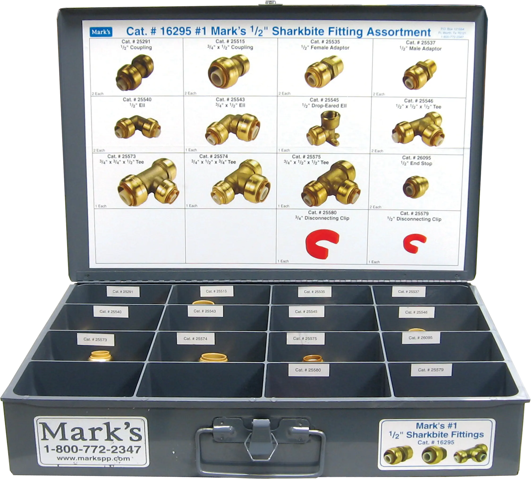 (#1) 1/2" Sharkbite® Fitting Assortment