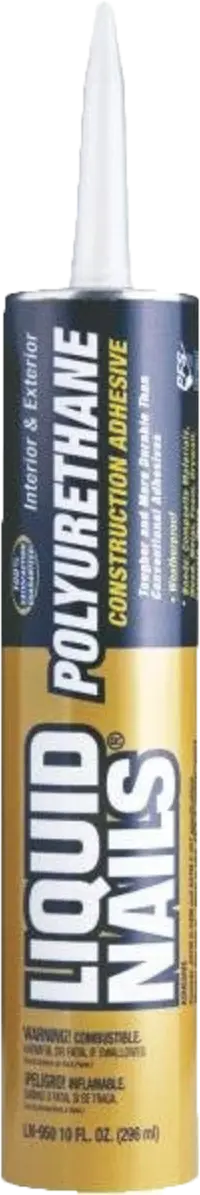 Liquid Nails Polyurethane Construction Adhesive, 10 oz., Color: Tan