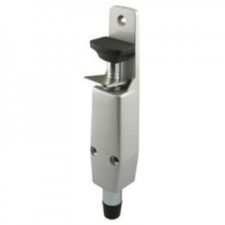 8" Telescopic Door Holder, Polished brass