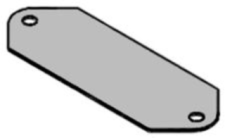 T&S Brass Cover Plate