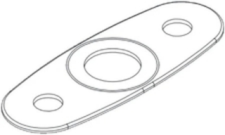 Zurn Z6955 Spout Base Gasket 4" Centerset