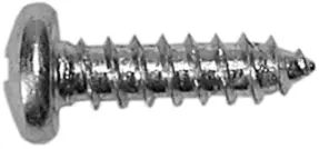 Sheet Metal Screw, Phillips Pan Head, 6 x 1/2"