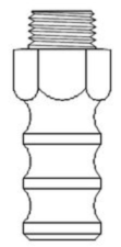 Central Brass Spout