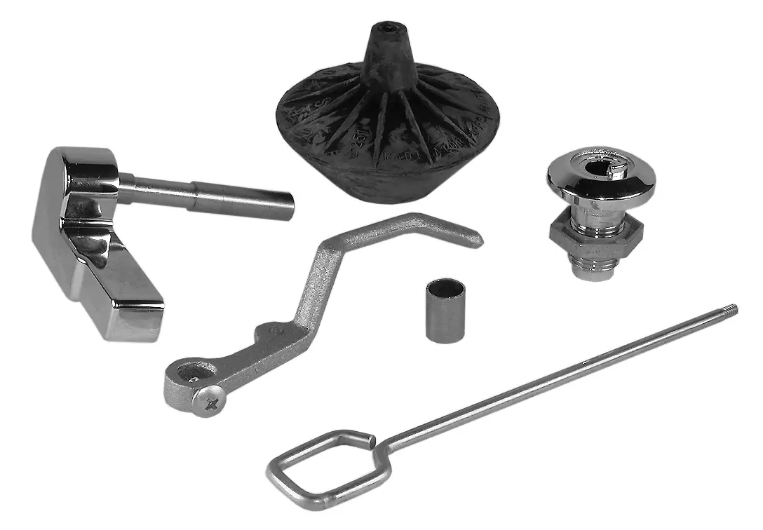 Case Tank Lever Assembly - Chrome