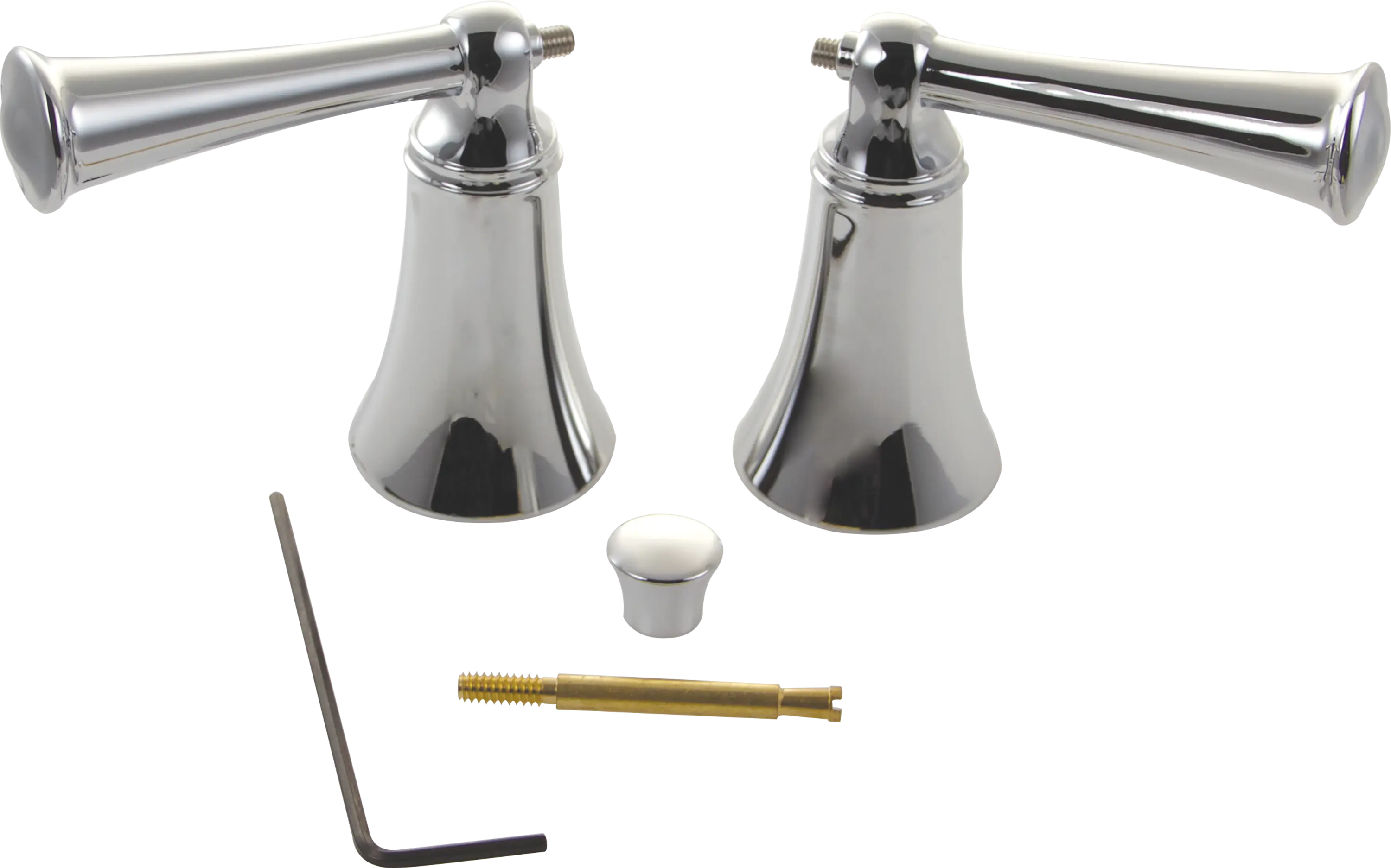 Brizo Baliza Chrome Plated Metal Lever Handle  (Pair)