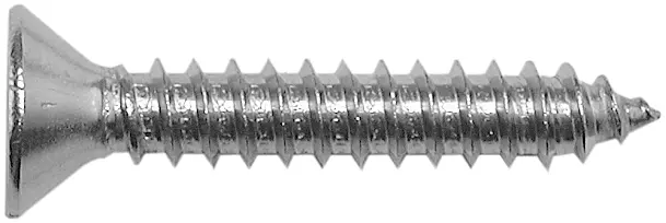 Sheet Metal Screw, Phillips Flat Head, 12 x 1-1/4"