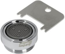 American Standard 1.5 GPM 15/16"-27UNS Pressure Compensating Chrome Male Vandal Proof Aerator