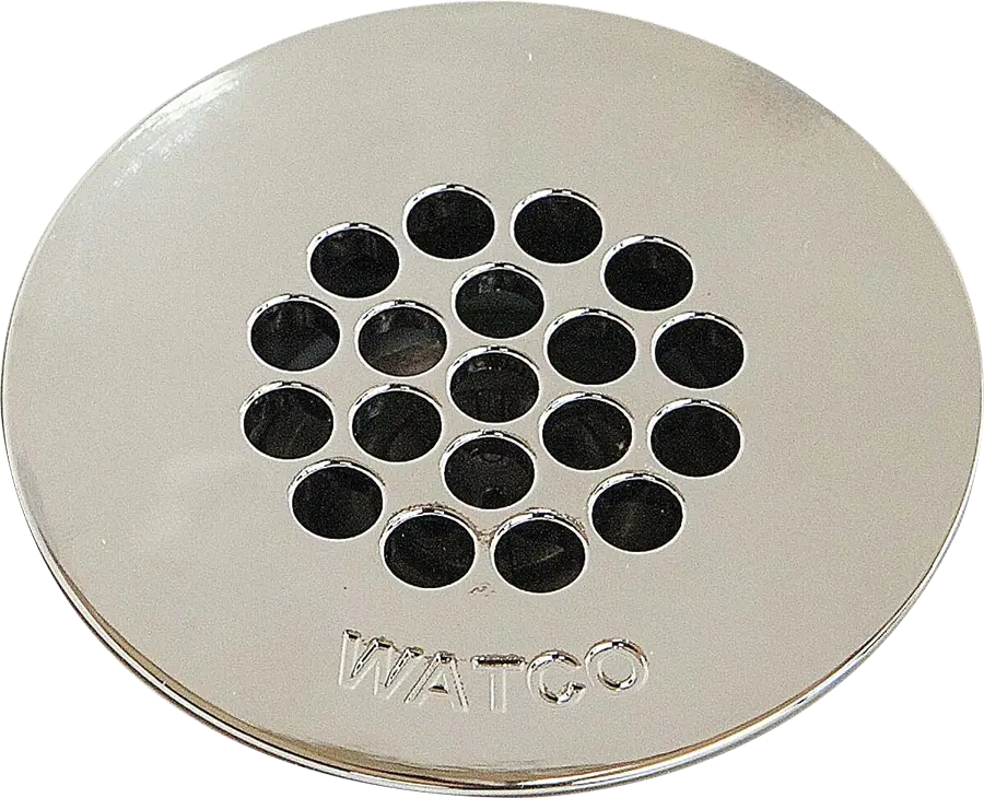 Watco (Brass) Replaceable Grid Strainer, Includes O-Ring, Chrome