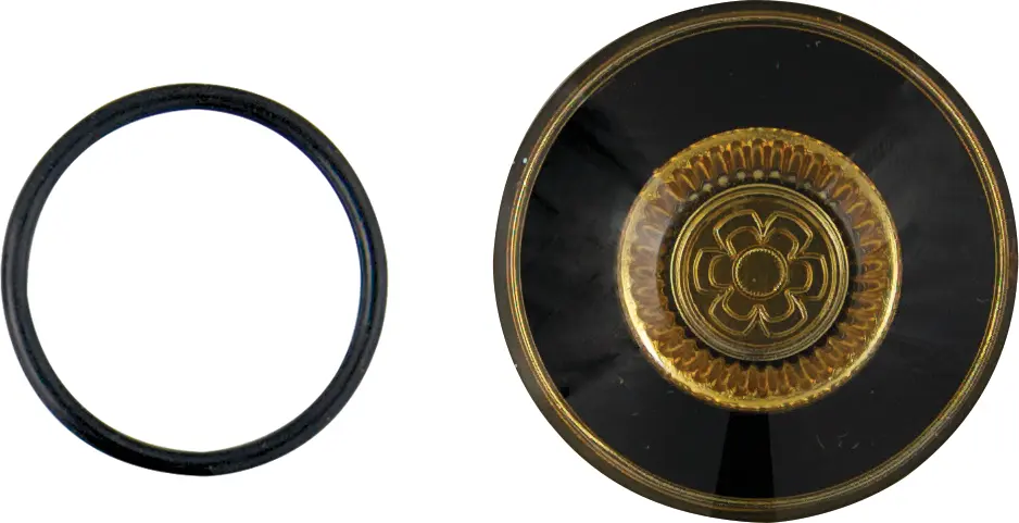 Moen Black & Gold Index Button