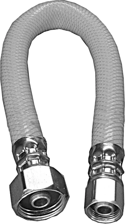 Vinyl Flexible Riser, 3/8" Compression X 1/2" FPT X 20"