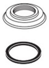 Brizo Baliza  Chrome Handle Base With Gasket And Mounting Nut