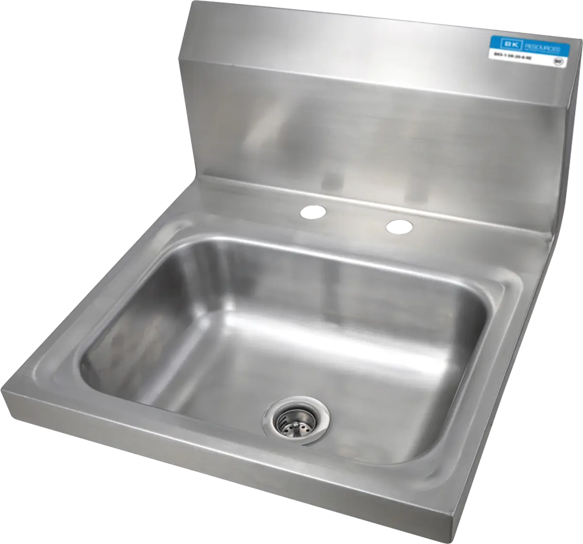 Stainless Steel Wall Hung Sink With 4" Center Drilling  With Drain