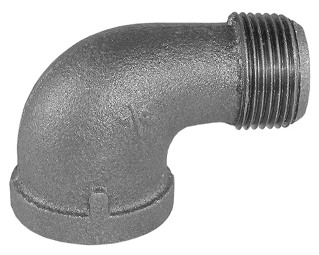 3/4" Black Street 90° Elbow, FPT x MPT