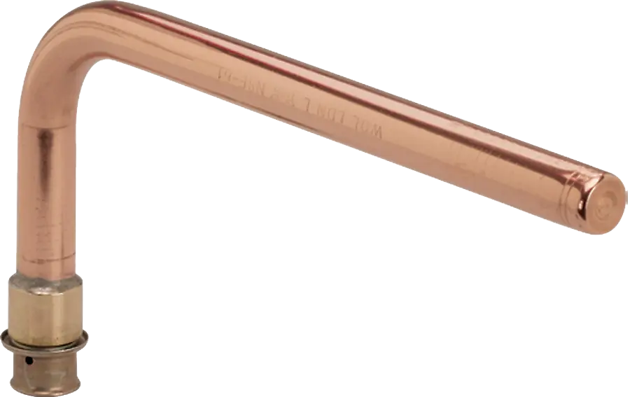 1/2" Viega PureFlow Press Stub-out 90˚ Elbow, PEX Press x Male FTG