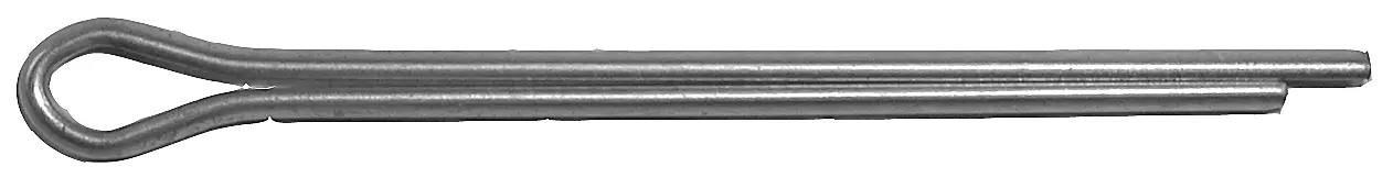 Extended Prong Zinc Plated Steel Cotter Pin, 1/8" x 2"