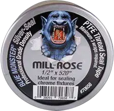Blue Monster® Silver-Seal PTFE Thread Seal Tape, 1/2" x 520"