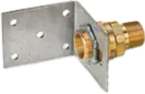 Gastite 1/2" Termination Bracket Fitting with Bracket, Adapter, Nut and Bushing, 1/2"